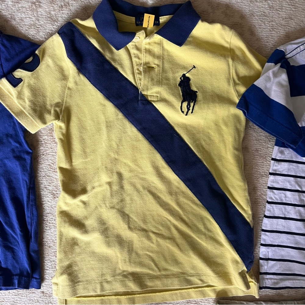 COPY - Polo Ralph Lauren Kids set of shorts  and T-Shirts (size 6) - Picture 5 of 8